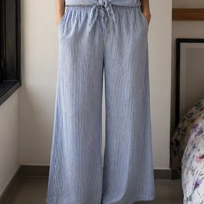 Ensemble  chemisier pontalon 